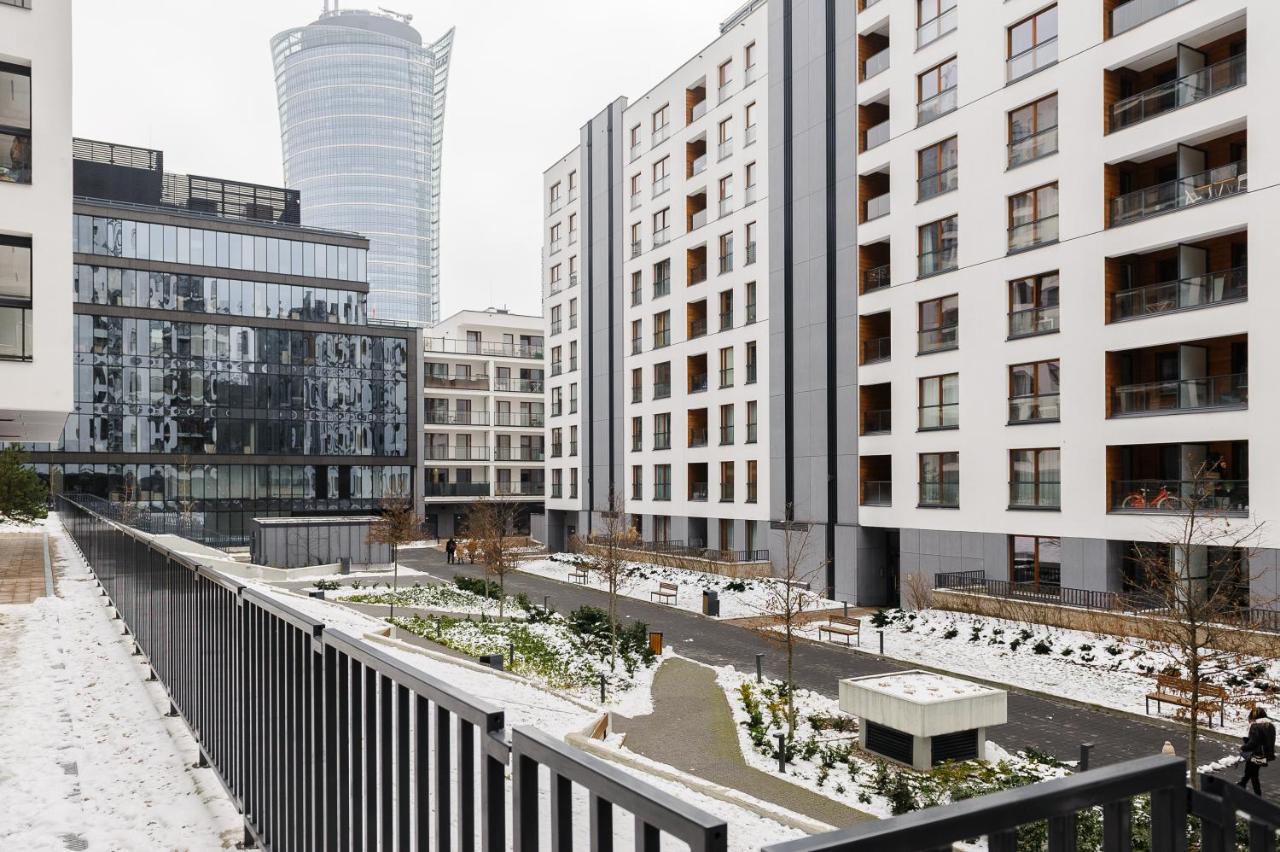 Modern Apartments With Access To The Pool Near Rondo Daszynskiego Station Varşova Dış mekan fotoğraf